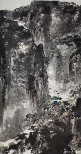 著名画家赵一农作品欣赏———《古风砚斋》推荐