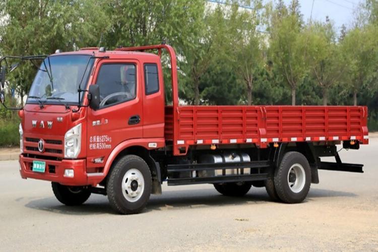 奥驰a3系列 130马力 4x2 4.8米排半栏板载货车(fd1086w63k)