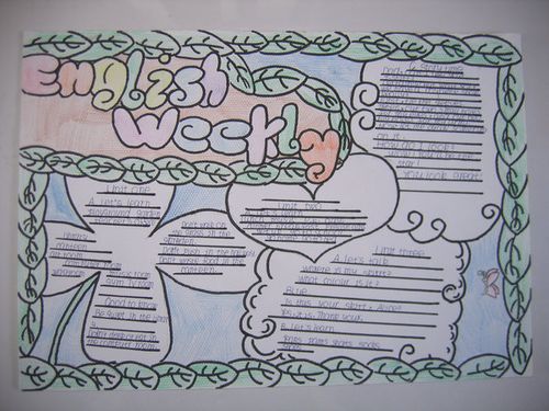 简单英语手抄报thewesternculture