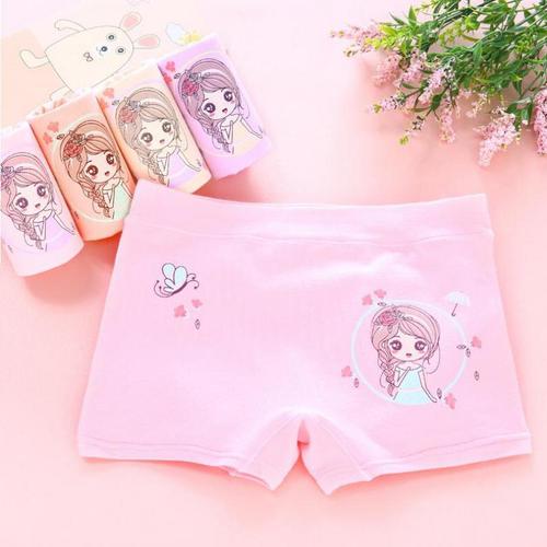 儿童内裤棉女童可爱卡通内裤中大童女孩四角短裤聿垣格视频