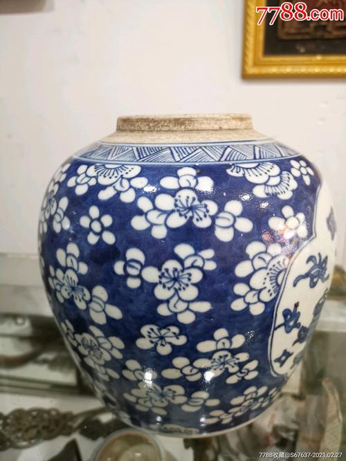 品相一流清代青花冰梅瓶_青花瓷_第2张_7788纸艺