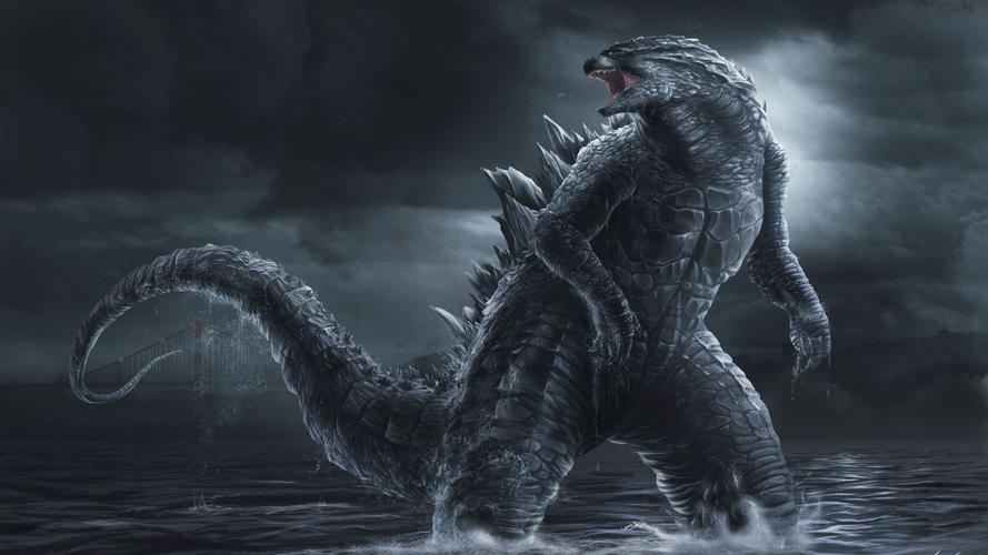 壁纸 哥斯拉,艺术图片