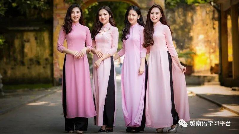 上学和参加其他活动,其目的是推崇越南传统奥黛和越南妇女的美丽形象