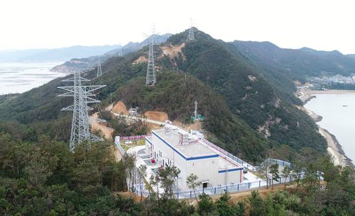 华能霞浦核电110kv施工变电站外景