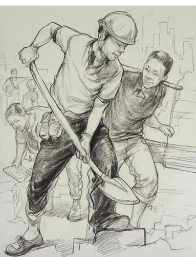 美术高分卷|2021届四川省美术联考三模高分卷欣赏