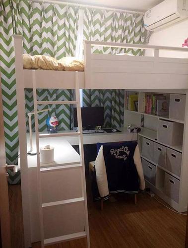 对于一些面积较小的房间或儿童房,如果想要实现书桌的话就显得非常的