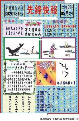 丹东全图汇总3d2018年137期福彩图迷