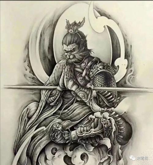 猴子纹身图案 孙悟空纹身手稿 大圣纹身素材 孙行者纹身 精选图集 新