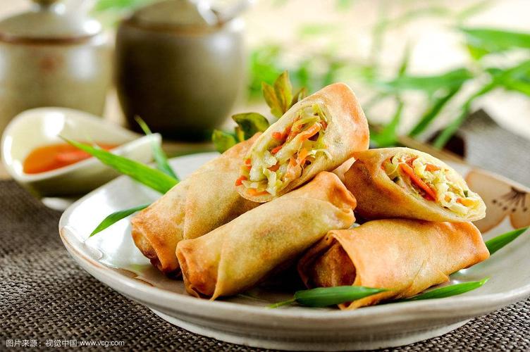 千味央厨全素春卷 零食冷冻油炸小吃早餐食品半成品20