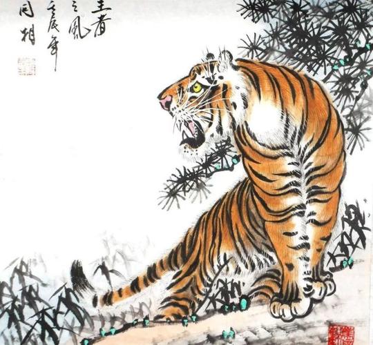 毛笔蘸熟褐,渲染头部毛发,注意五官留白的部分 第三步:浓墨刻画头部