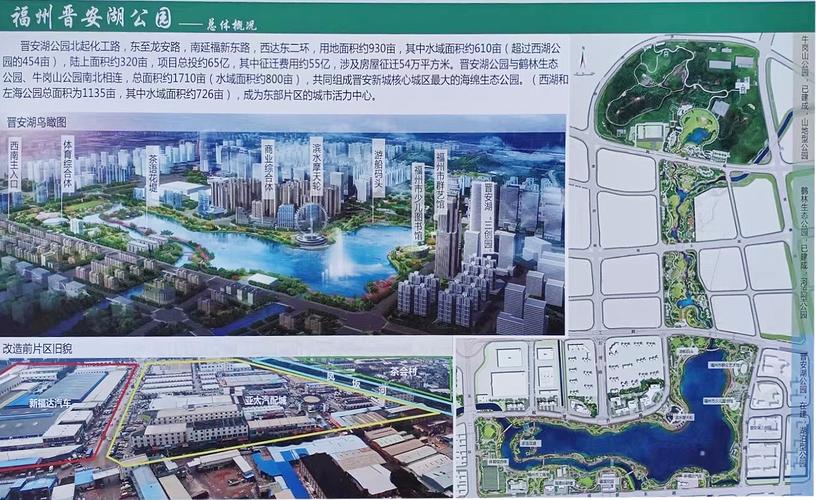 成为城区最大绿色发展综合体          加快推进晋安湖及其周边公园