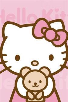 hello kitty 手机壁纸 可爱 卡通 凯蒂猫 鸡啼猫 小熊
