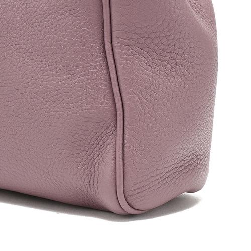 gucci(古驰) 香芋色皮质竹节手提斜挎包