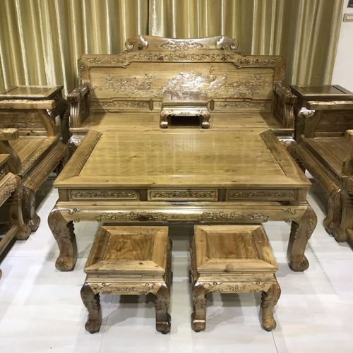 小叶桢楠金丝楠木家具沙发十三件套厂家直销