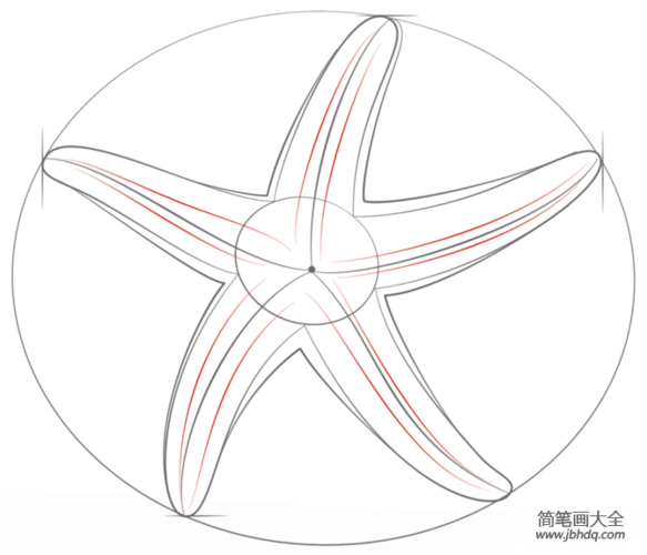 海星怎么画_如何画海星