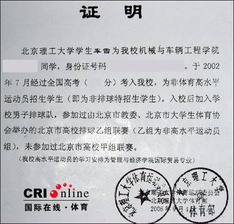 就大富翁队队员小爱,卡卡两人参赛资格的证明