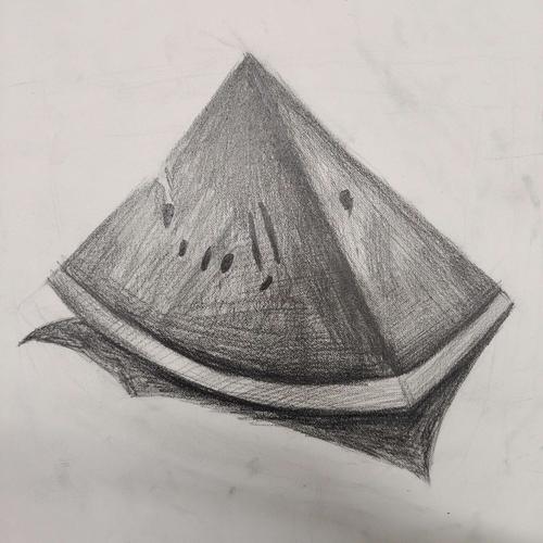 素描《西瓜》