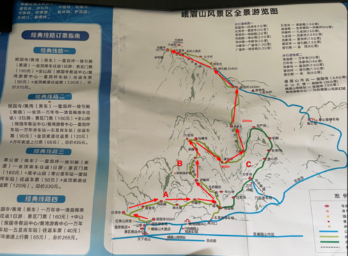 夜爬峨眉山