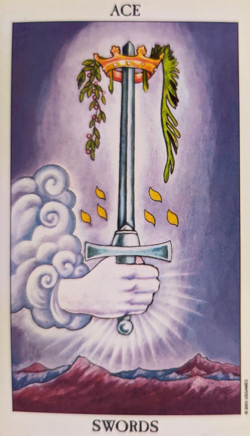 塔罗文化分享七十三宝剑王牌