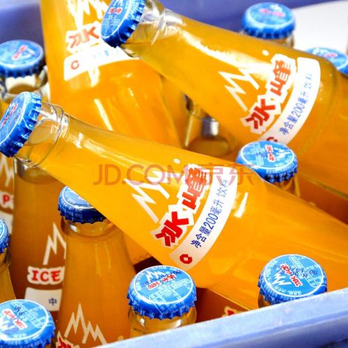 陕西特产西安冰峰汽水瓶装200ml*24支玻璃瓶橙味碳酸饮料果味