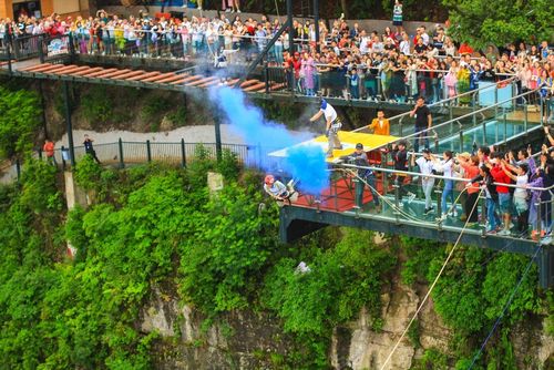 火遍抖音的网红景点有几个?我跳下奥陶纪能火吗