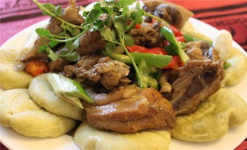 土鸡焖饼