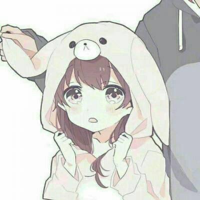 超级可爱的二次元动漫情侣头像