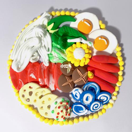 火锅,_火锅_粘土_小火锅_蔬菜_兴趣爱好_手工