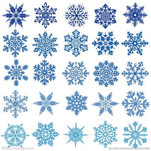 雪花花纹图片
