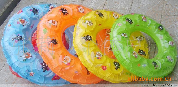 0.24厂家直销成人双层水晶游泳圈/救生圈/坐圈 sy-80