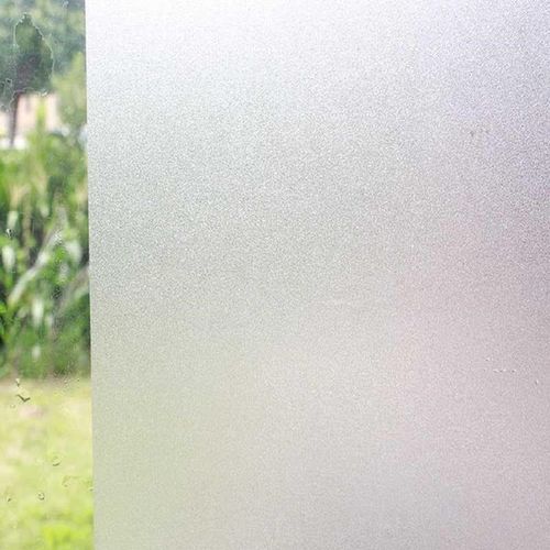 购客磨砂玻璃贴膜白磨纱自粘浴室玻璃膜玻璃贴纸私密窗户超厚单面纯磨
