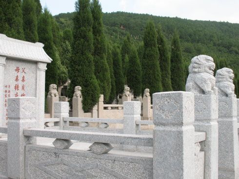 在苏州凤凰山公墓为父亲母亲做的寿地,祝他们长寿.