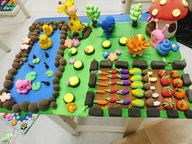 手工黏土_手工制作_粘土_蔬菜_蜗牛_兴趣爱好_手工