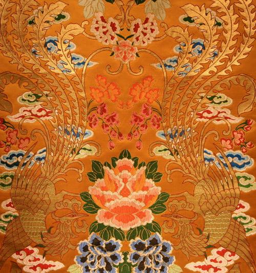 美丽的南京云锦图画艺术作品