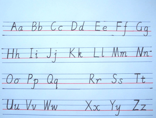 英语26个字母写法