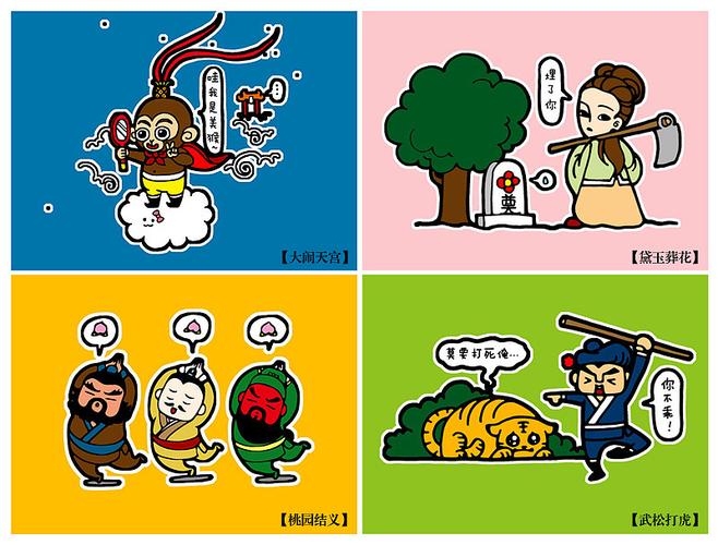 卖萌恶搞版中国四大名著