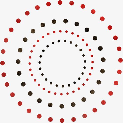 关键词 : 圆圈,斑点,黑红点