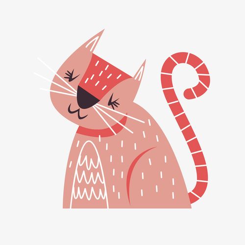 花纹设计可爱猫咪