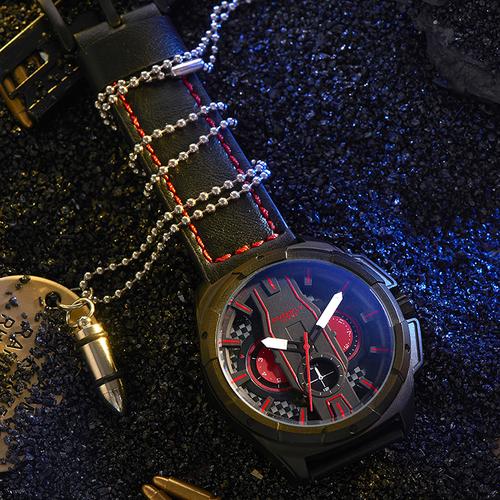 新款大表盘运动款多功能手表男士时尚潮流户外防水