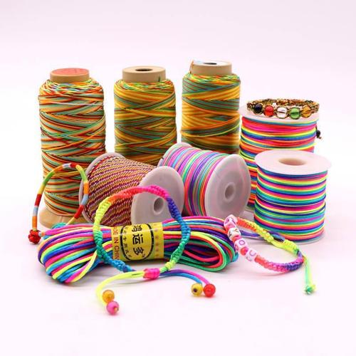 手绳材料五色线绳子儿童编发七彩色端午节五彩绳手工