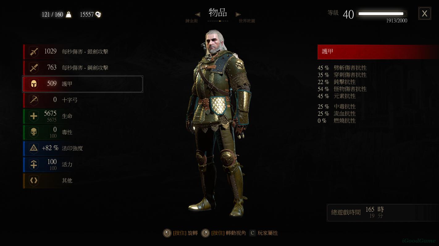 巫师3狂猎师匠级狮鹫套装属性一览