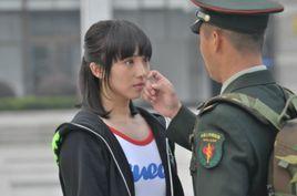 "利刃"女二号,男主角何晨光的青梅竹马小女友,林晓晓(刘晓洁饰)