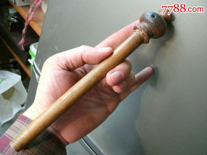 悲催,民国吸食大烟的器具,木杆紫砂头