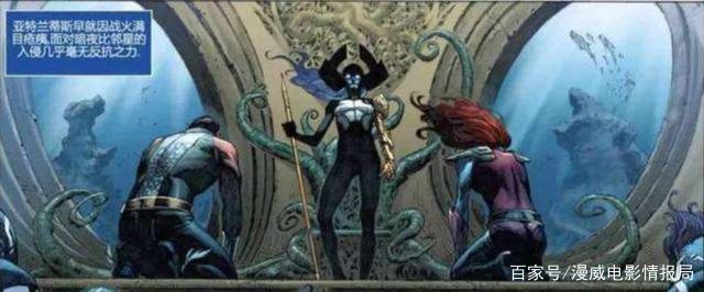 甚至,暗夜比邻星也在亚特兰蒂斯的战场上将漫威海王纳摩揍到下跪的地