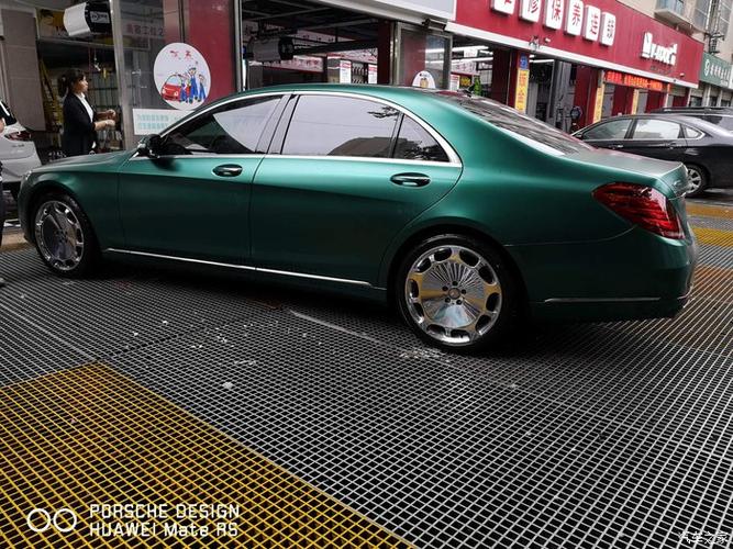 【图】今天已换大饼轮毂,附几张图,感觉不错_奔驰s级