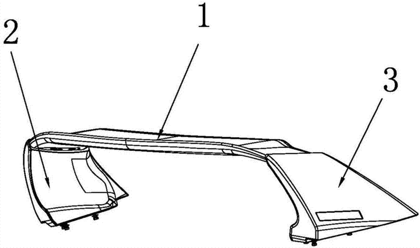 一种汽车尾翼组件的制作方法