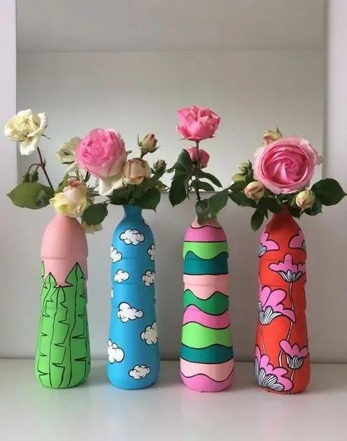 教你用瓶瓶罐改造成小清新创意花瓶