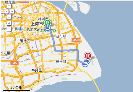 7公里,朝浦东机场/莘庄立交/s20方向,稍向右转进入外环罗山路立交桥 7