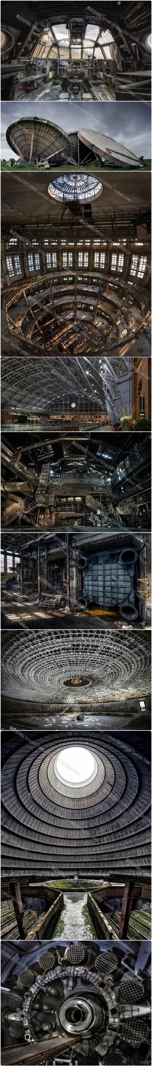 废弃工业机械场景风光摄影集 场景 地形设定 构图参考 美术素材