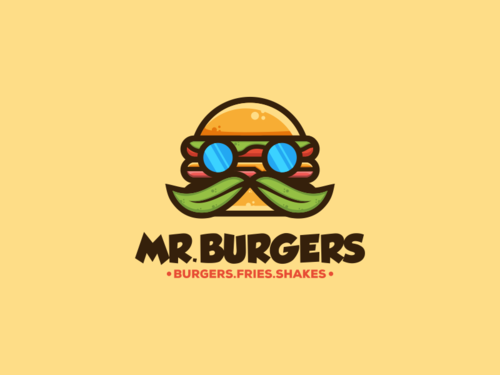 汉堡包logo设计-字体传奇网(ziticq)